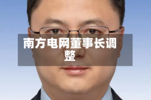 南方电网董事长调整