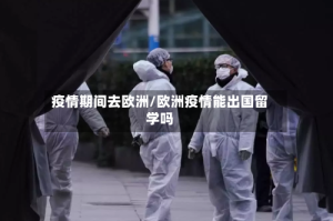 疫情期间去欧洲/欧洲疫情能出国留学吗