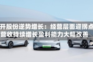 首开股份逆势增长：经营层面迎拐点 营收持续增长盈利能力大幅改善