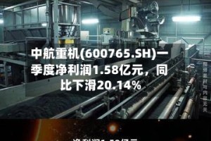 中航重机(600765.SH)一季度净利润1.58亿元，同比下滑20.14%