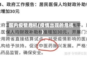 国内疫情危机(疫情出现的危机)