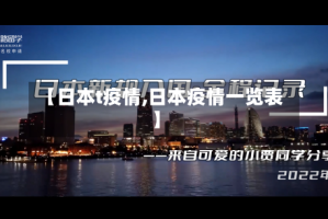 【日本t疫情,日本疫情一览表】