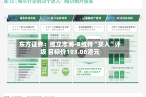 东方证券：维立志博-B维持“买入”评级 目标价103.06港元