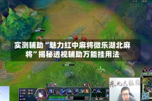 实测辅助“魅力红中麻将微乐湖北麻将”揭秘透视辅助万能挂用法