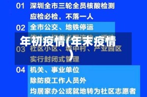 年初疫情(年末疫情)
