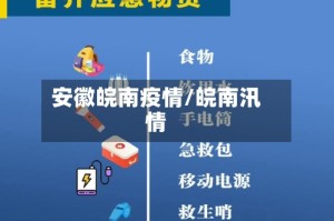 安徽皖南疫情/皖南汛情