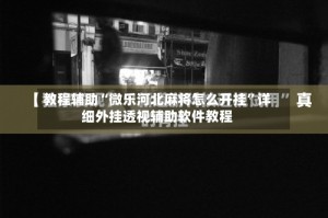 教程辅助“微乐河北麻将怎么开挂”详细外挂透视辅助软件教程