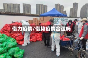 借力疫情/借势疫情合适吗
