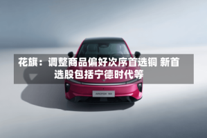 花旗：调整商品偏好次序首选铜 新首选股包括宁德时代等