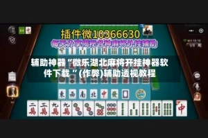辅助神器“微乐湖北麻将开挂神器软件下载 ”(作弊)辅助透视教程