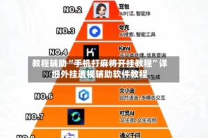 教程辅助“手机打麻将开挂教程”详细外挂透视辅助软件教程