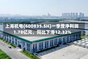 上海机电(600835.SH)一季度净利润1.78亿元，同比下滑12.32%