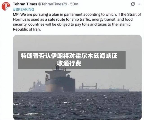 特朗普否认伊朗将对霍尔木兹海峡征收通行费-第1张图片