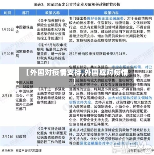 【外国对疫情支持,外国应对疫情】-第1张图片