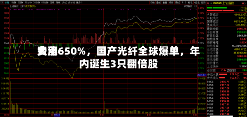 费用大涨650%	，国产光纤全球爆单，年内诞生3只翻倍股-第2张图片