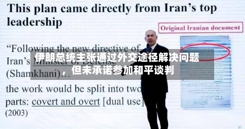 伊朗总统主张通过外交途径解决问题，但未承诺参加和平谈判-第1张图片