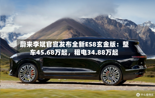 蔚来李斌官宣发布全新ES8玄金版：整车45.68万起	，租电34.88万起-第1张图片