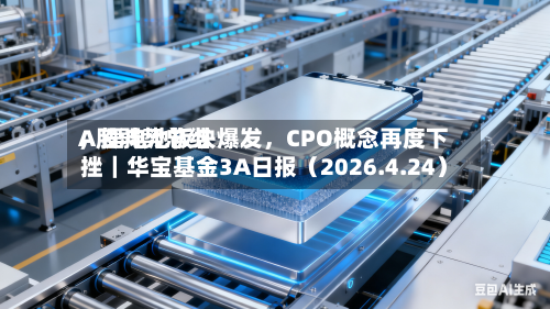 A股弱势总结，锂电池板块爆发	，CPO概念再度下挫｜华宝基金3A日报（2026.4.24）-第1张图片