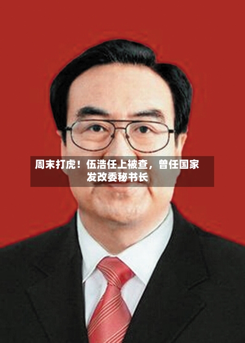 周末打虎！伍浩任上被查	，曾任国家发改委秘书长-第2张图片