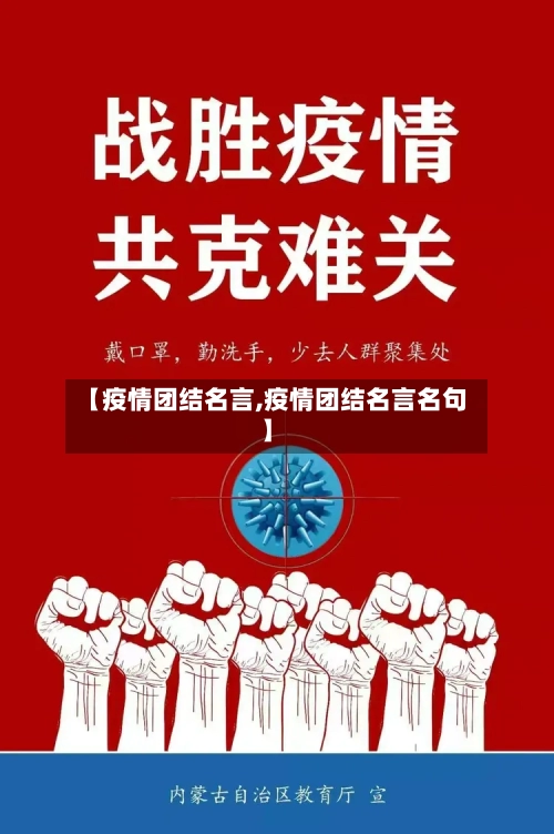 【疫情团结名言,疫情团结名言名句】-第1张图片