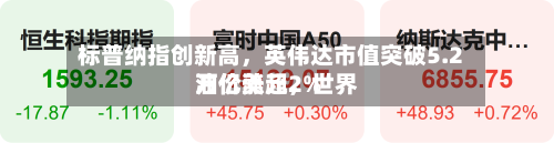 标普纳指创新高，英伟达市值突破5.2万亿美元	，世界油价涨超2%-第1张图片