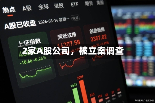 2家A股公司	，被立案调查-第2张图片