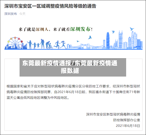 东莞最新疫情通报/东莞最新疫情通报数据-第1张图片