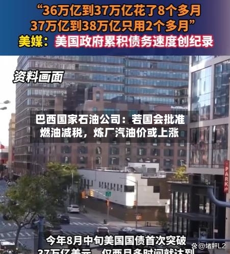 巴西国家石油公司：若国会批准燃油减税，炼厂汽油价或上涨-第1张图片