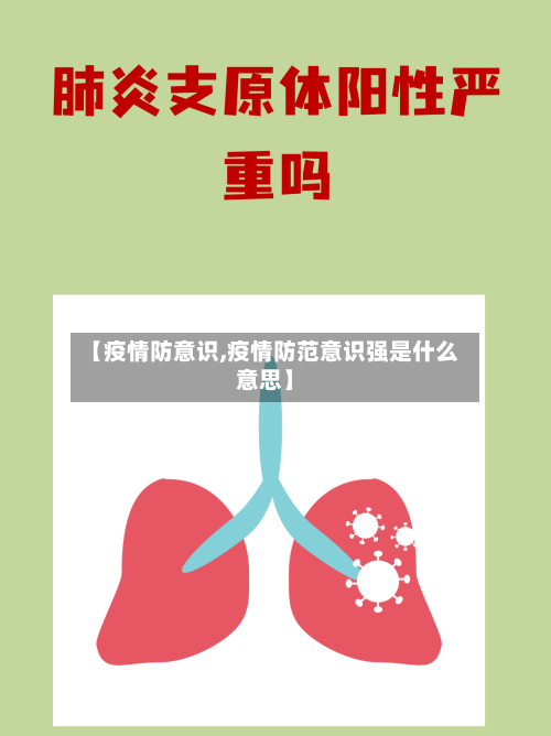 【疫情防意识,疫情防范意识强是什么意思】-第1张图片