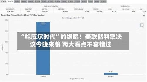 “鲍威尔时代”的绝唱！美联储利率决议今晚来袭 两大看点不容错过-第2张图片