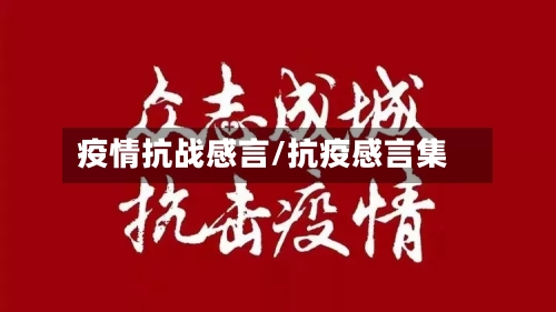疫情抗战感言/抗疫感言集-第1张图片
