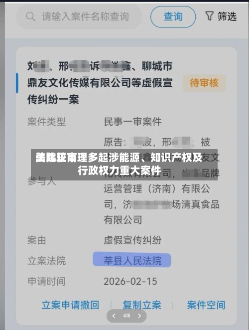 美比较高法院正审理多起涉能源	、知识产权及行政权力重大案件-第1张图片