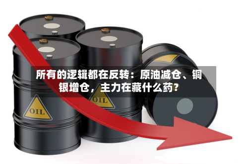 所有的逻辑都在反转：原油减仓	、铜银增仓，主力在藏什么药？-第3张图片