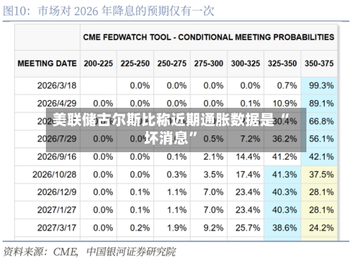 美联储古尔斯比称近期通胀数据是 “坏消息”-第2张图片