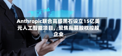 Anthropic联合高盛黑石设立15亿美元人工智能项目	，聚焦私募股权控股企业-第3张图片