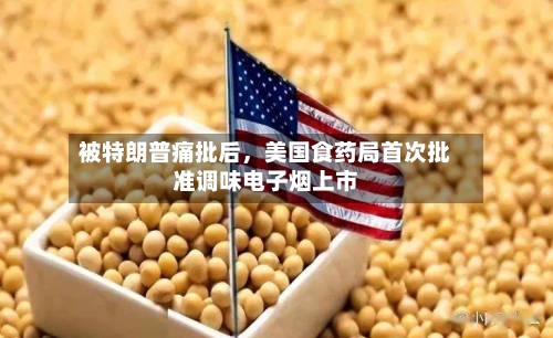 被特朗普痛批后，美国食药局首次批准调味电子烟上市-第3张图片