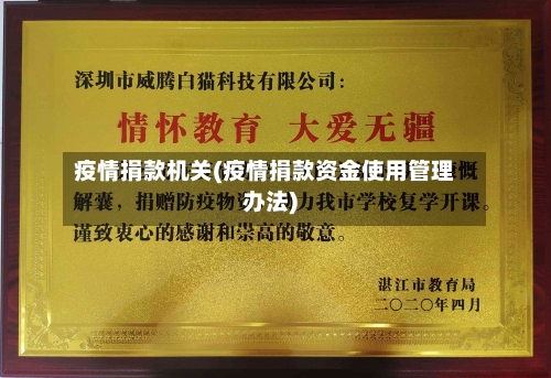 疫情捐款机关(疫情捐款资金使用管理办法)-第1张图片