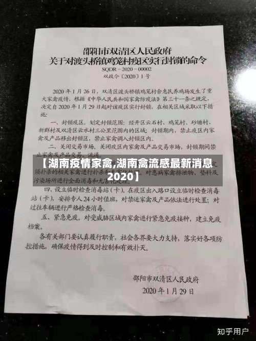 【湖南疫情家禽,湖南禽流感最新消息2020】-第2张图片