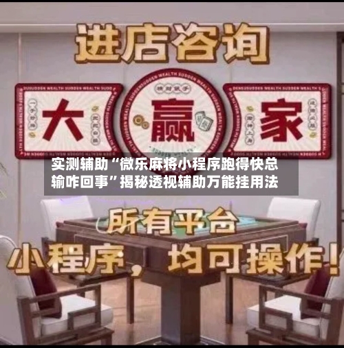 实测辅助“微乐麻将小程序跑得快总输咋回事”揭秘透视辅助万能挂用法-第2张图片