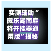 实测辅助“微乐湖南麻将开挂器通用版”揭秘透视辅助万能挂用法-第2张图片