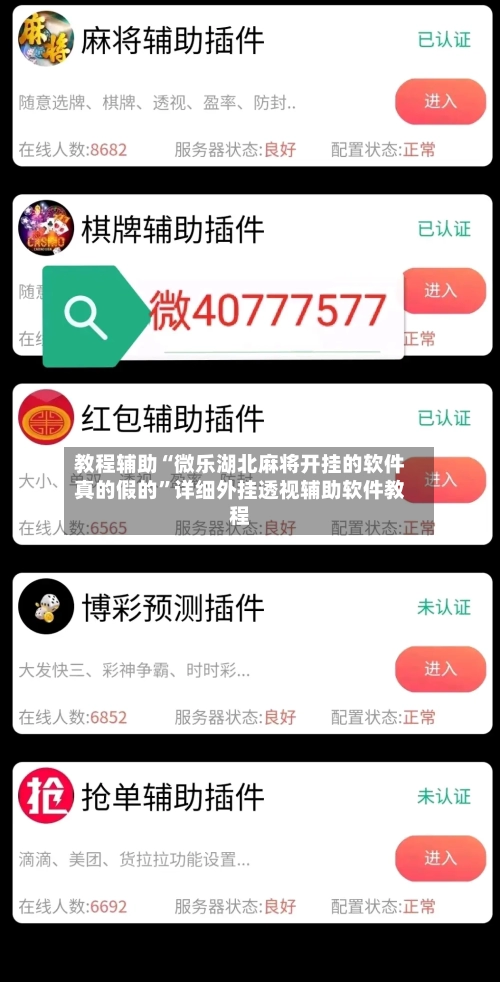 教程辅助“微乐湖北麻将开挂的软件真的假的”详细外挂透视辅助软件教程-第1张图片