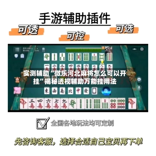 实测辅助“微乐河北麻将怎么可以开挂”揭秘透视辅助万能挂用法-第1张图片