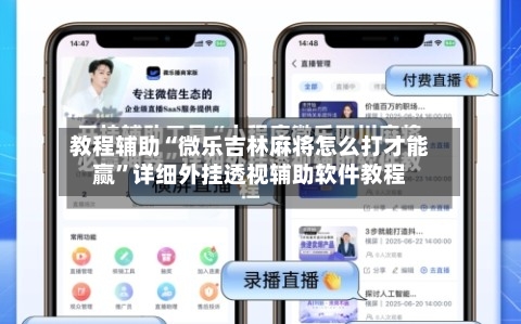 教程辅助“微乐吉林麻将怎么打才能赢”详细外挂透视辅助软件教程-第2张图片