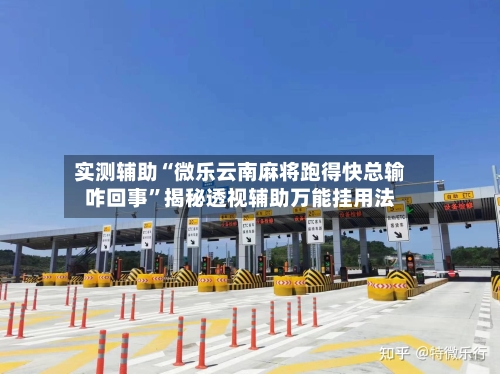 实测辅助“微乐云南麻将跑得快总输咋回事”揭秘透视辅助万能挂用法-第1张图片