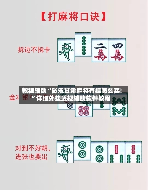 教程辅助“微乐甘肃麻将有挂怎么买	”详细外挂透视辅助软件教程-第2张图片