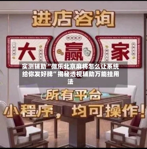 实测辅助“微乐北京麻将怎么让系统给你发好牌”揭秘透视辅助万能挂用法-第1张图片