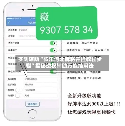 实测辅助“微乐河北麻将开挂教程步骤”揭秘透视辅助万能挂用法-第1张图片