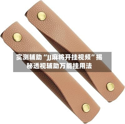 实测辅助“JJ麻将开挂视频	”揭秘透视辅助万能挂用法-第1张图片