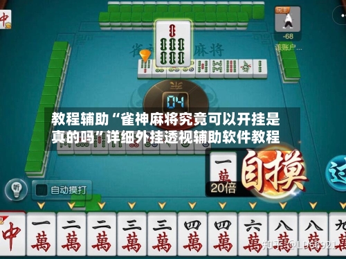 教程辅助“雀神麻将究竟可以开挂是真的吗”详细外挂透视辅助软件教程-第3张图片