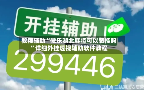 教程辅助“微乐湖北麻将可以装挂吗”详细外挂透视辅助软件教程-第3张图片